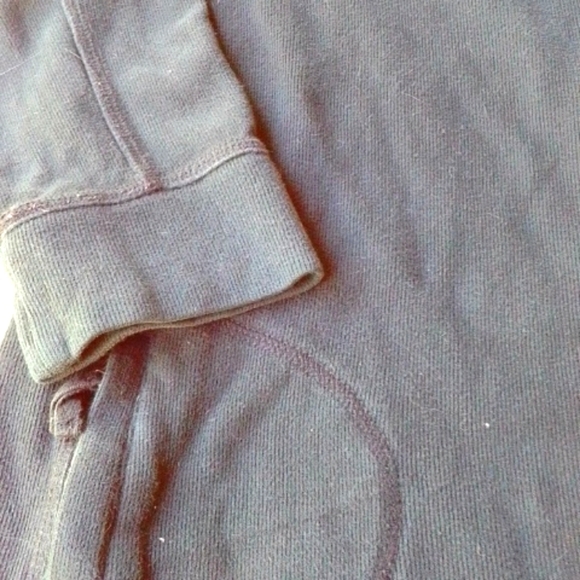 🍀EUC Black 100% Cotton Merona Full Zip Sweater Jacket!!!! - Picture 2 of 8